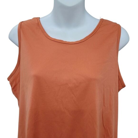 2/$20 Tradition Orange Tank Top Size: M Made In Canada - Picture 2 of 7